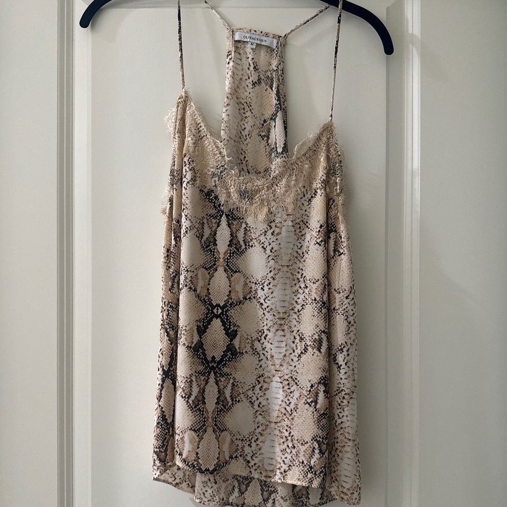 Animal print top